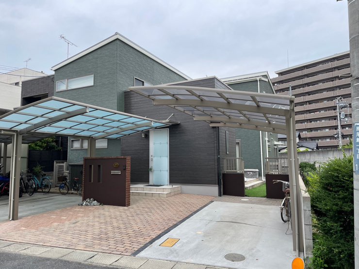 岡山市　中区　原尾島　M様邸　屋根　遮熱無機　外壁　フッ素　ガラスコーティング　塗り替え工事👷