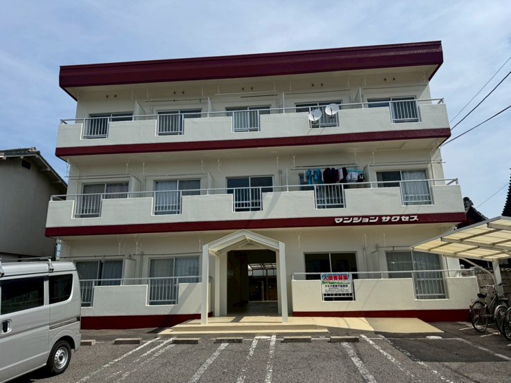 岡山市　中区　マンションS  外壁　防水　塗り替え工事👷