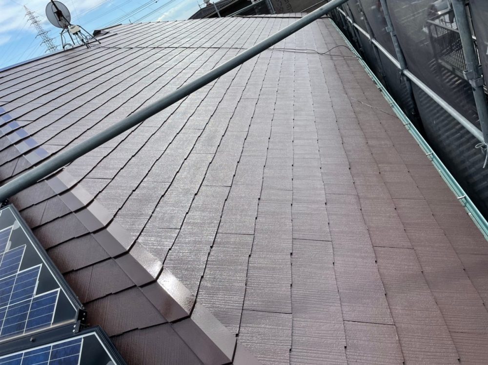 屋根　遮熱無機　外壁　遮熱フッ素　ダブルトーン工法
